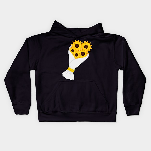 Sunflowers Kids Hoodie by Hastag Pos